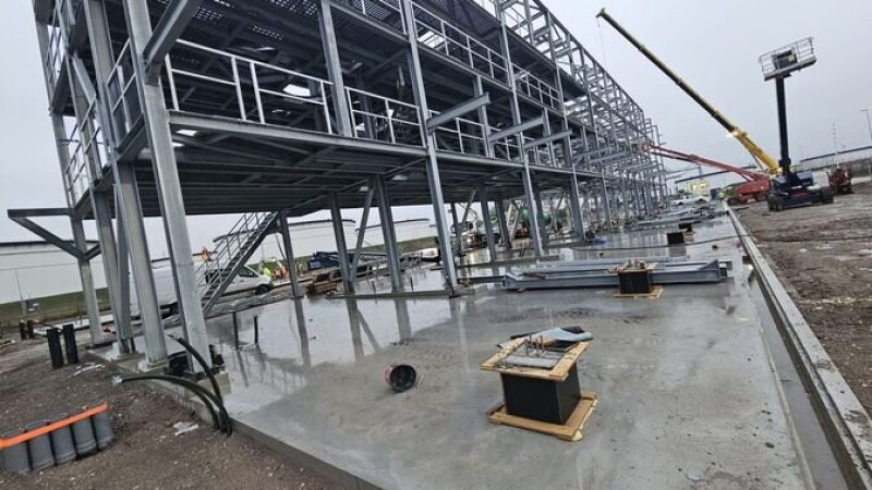 Xycle constructievloer Europoort Rotterdam